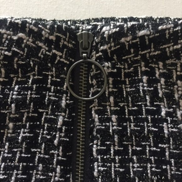 House of Harlow 1960 x Revolve Blair Mini Skirt - Metallic Boucle Tweed … - Picture 10 of 12